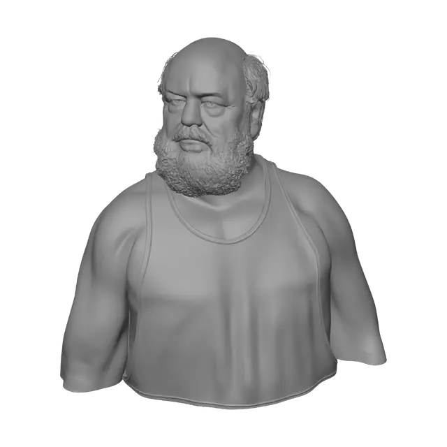 3D model for Old Man with a White Beard