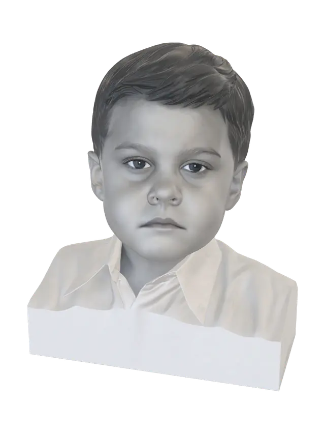 Sergio Rafael - Contemplation 3D model, vytvořený pomocí AI