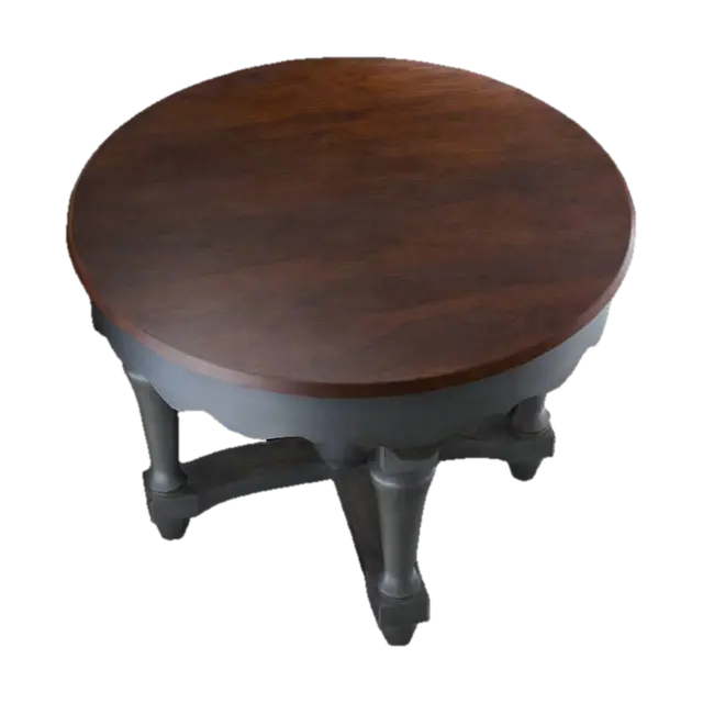 round table - Dining 3D model, vytvořený pomocí AI