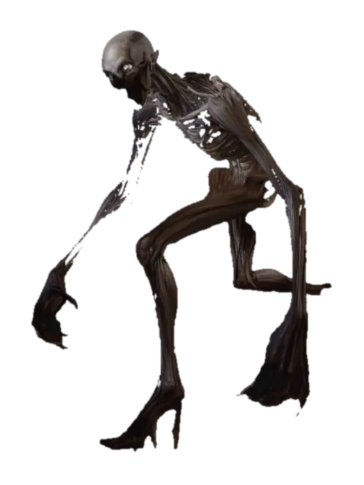 Subject 253: Failed Humanoid - Test 3D model, vytvořený pomocí AI