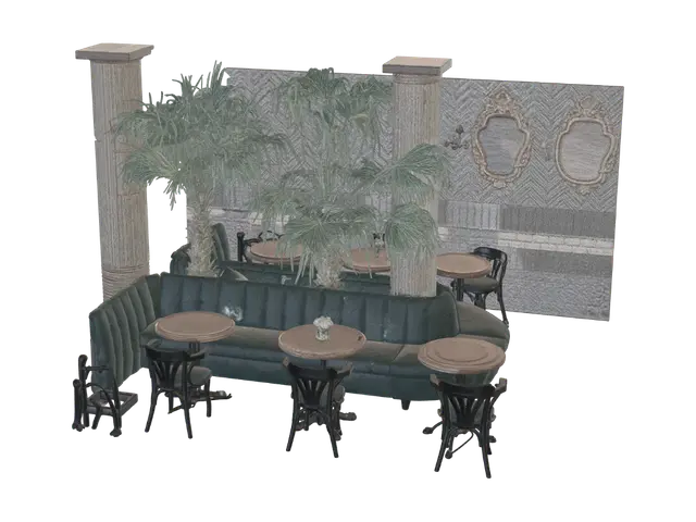 3D model for Emerald Velvet Lounge