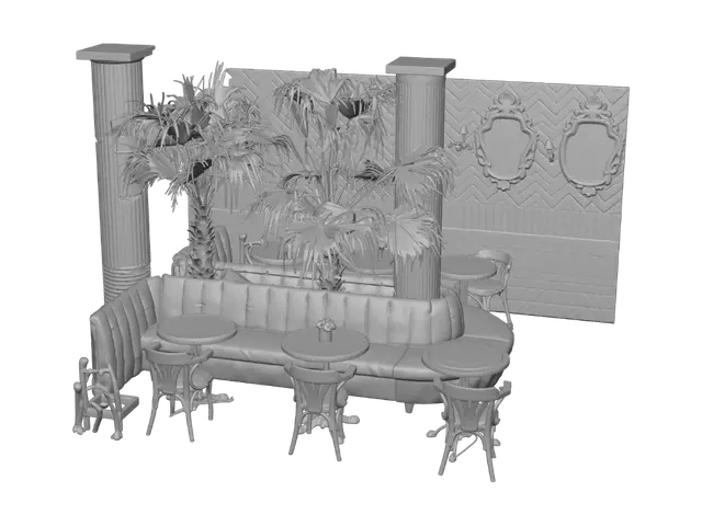 3D model for Emerald Velvet Lounge