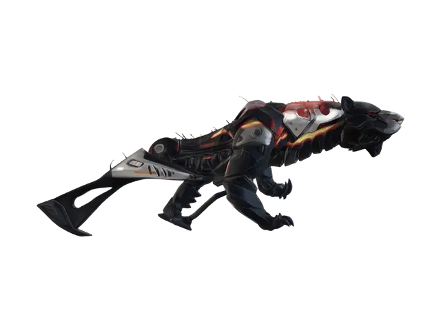 Thompson Cibergarras - Gunmetal 3D model, vytvořený pomocí AI