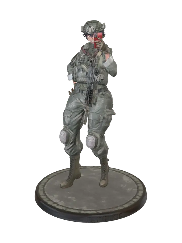 3D model for Frontline Selfie