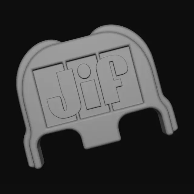 3D model for Jif Logo Elephant Charm