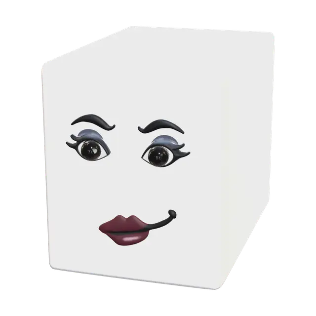 3D model for Realistic Woman Face Roblox
