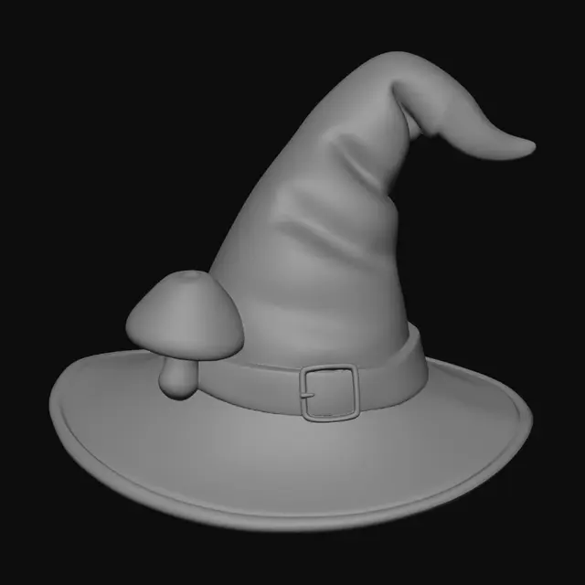 3D model for Mushroom on a Witch's Hat