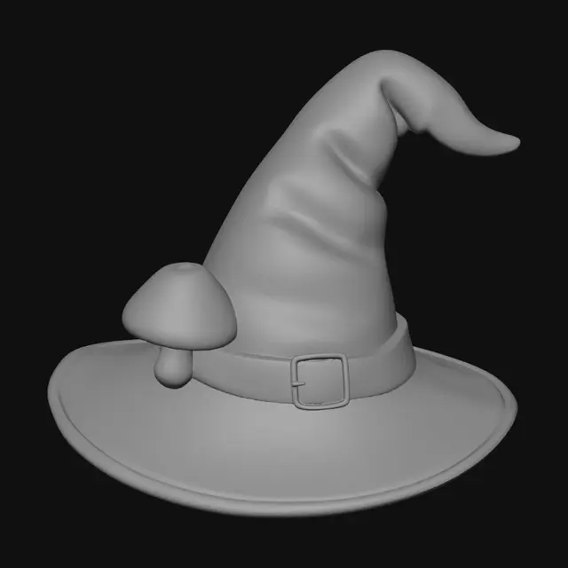 3D model for Mushroom on a Witch's Hat