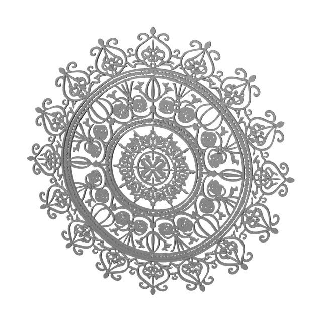 3D model for Floral Mandala