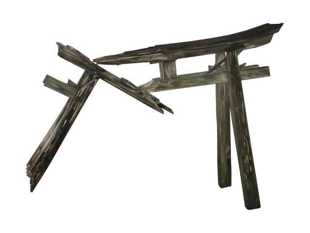 3D model for Shattered Torii Gate