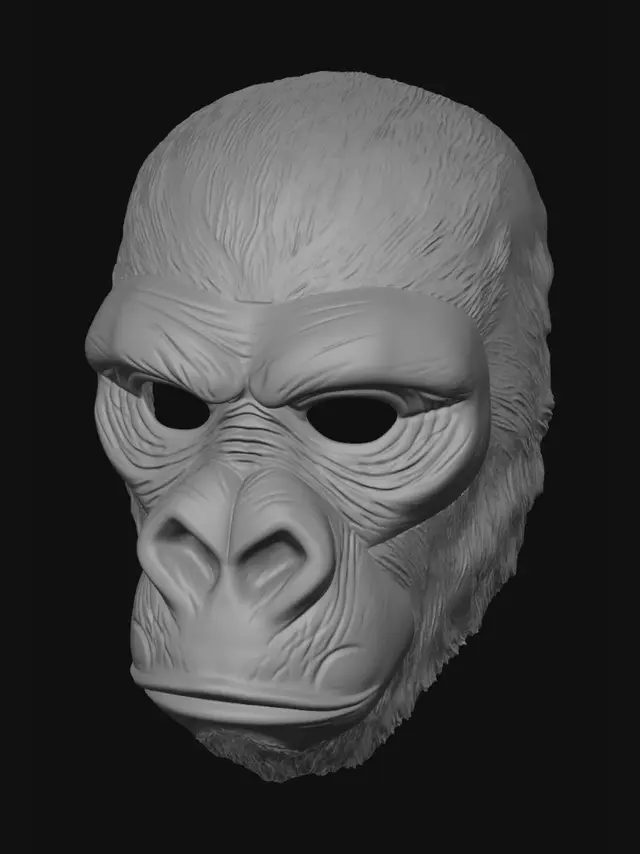 3D model for Crimson Demon Mask
