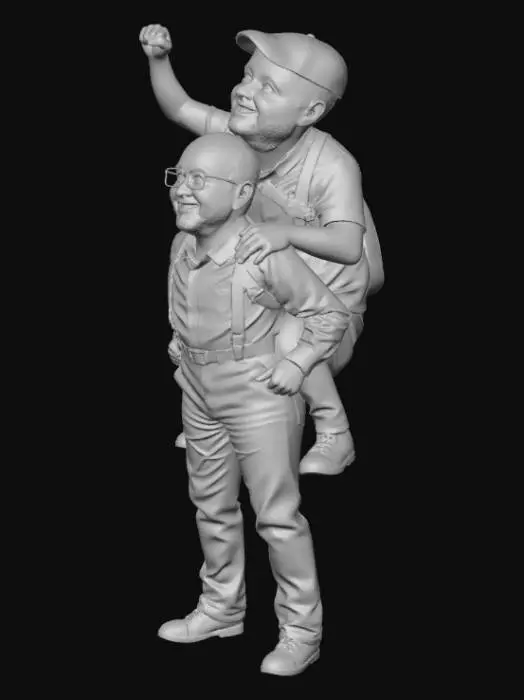3D model for Piggyback Ride