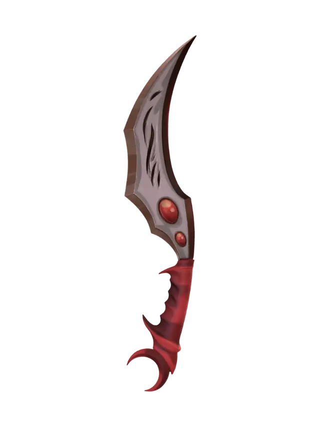 3D model for Crimson Ember Dagger