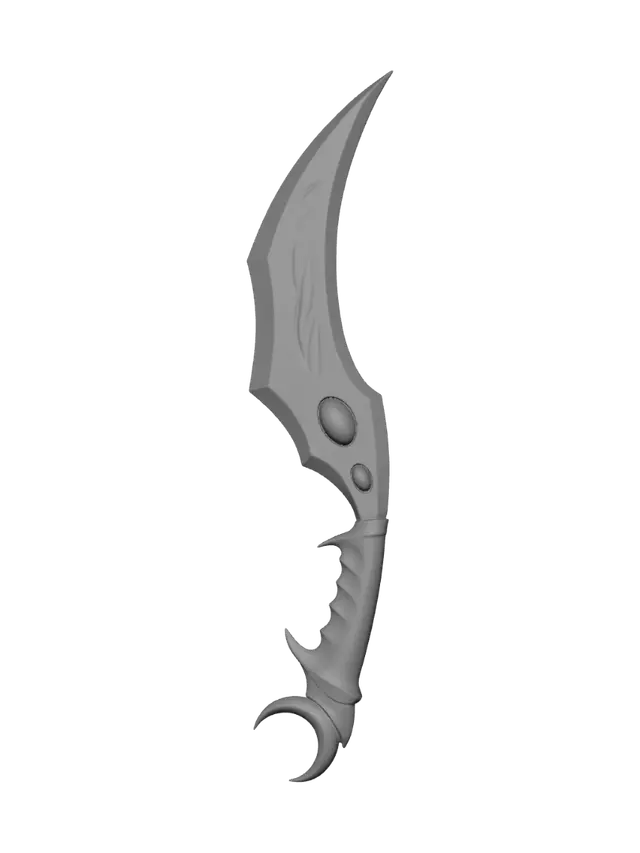 3D model for Crimson Ember Dagger