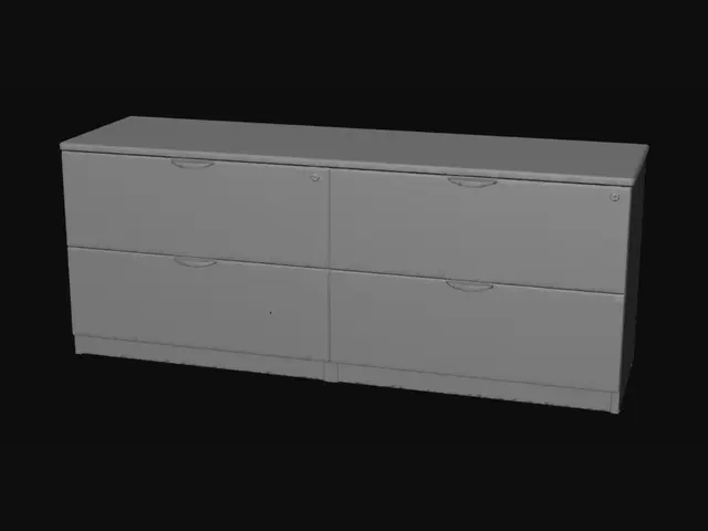 3D model for Four-Drawer Cherry Wood Dresser