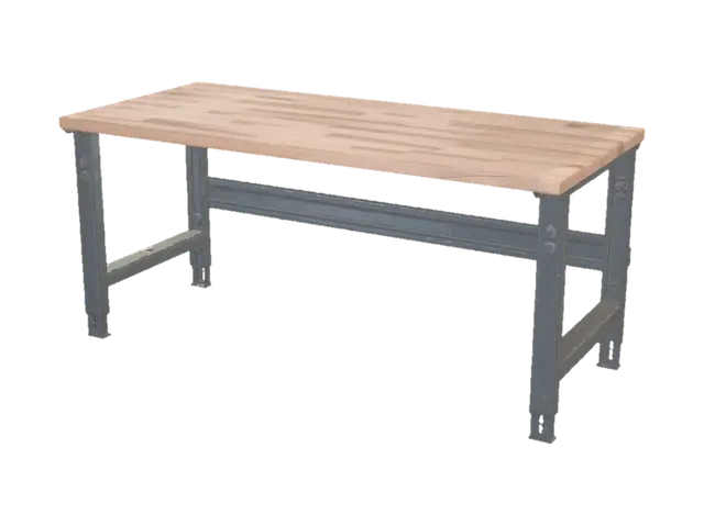 Wooden Top Workbench - Mold 3D model, vytvořený pomocí AI