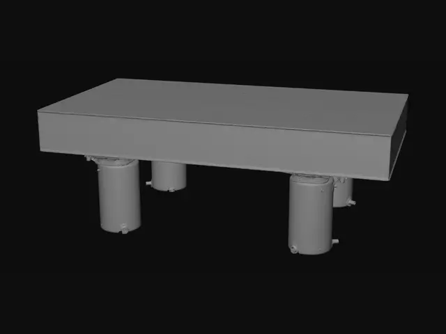 3D model for Standa heavy-duty perforated platform table