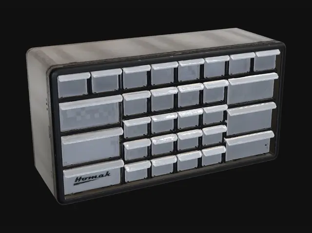 3D model for Homak Multi-Drawer Parts Storage Organizer
