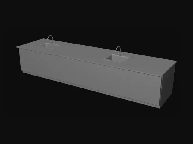 3D model for Double Sink Island