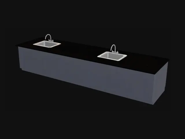 3D model for Double Sink Island