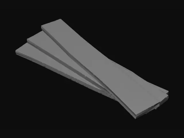 3D model for Stack of aluminum sheets