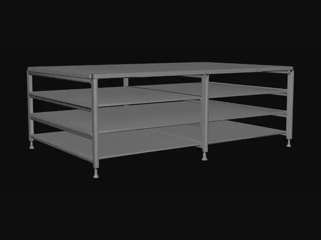 3D model for Multi-tier workshop bench