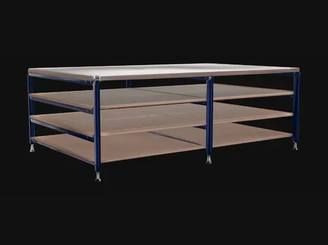 3D model for Multi-tier workshop bench
