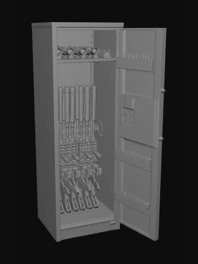 3D model for Rifle Safe