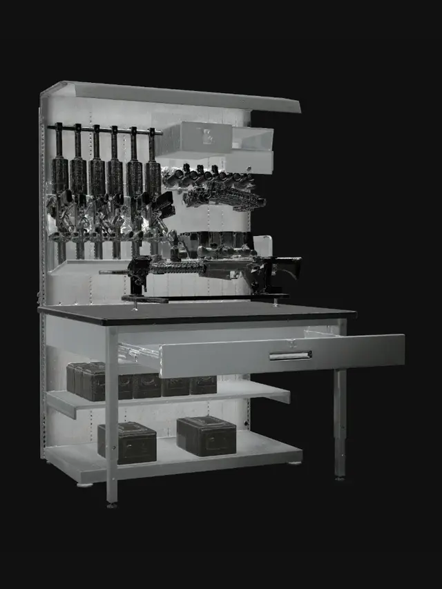 3D model for Rifle Display Cabinet