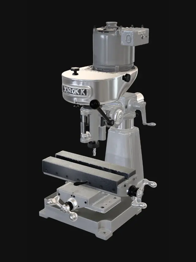 3D model for Vertical milling machine with cross-slide table