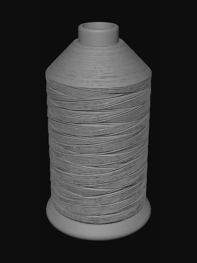 3D model for Golden spool of thread
