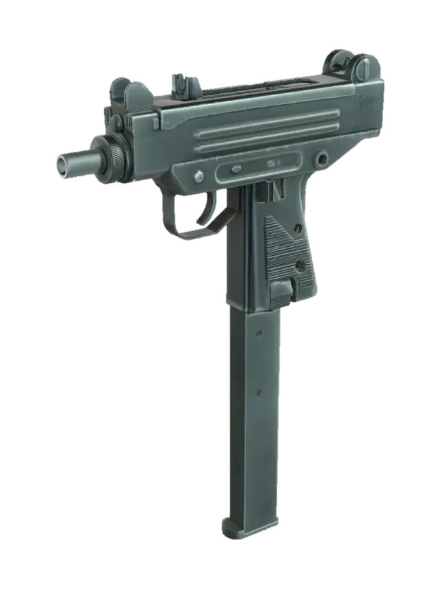 Cyan Uzi - Magazine 3D model, vytvořený pomocí AI