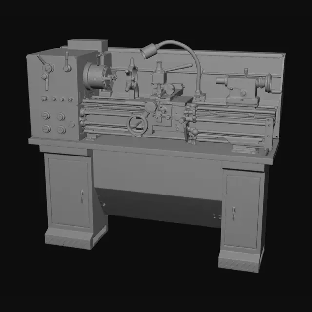 3D model for Grizzly G0750G Lathe