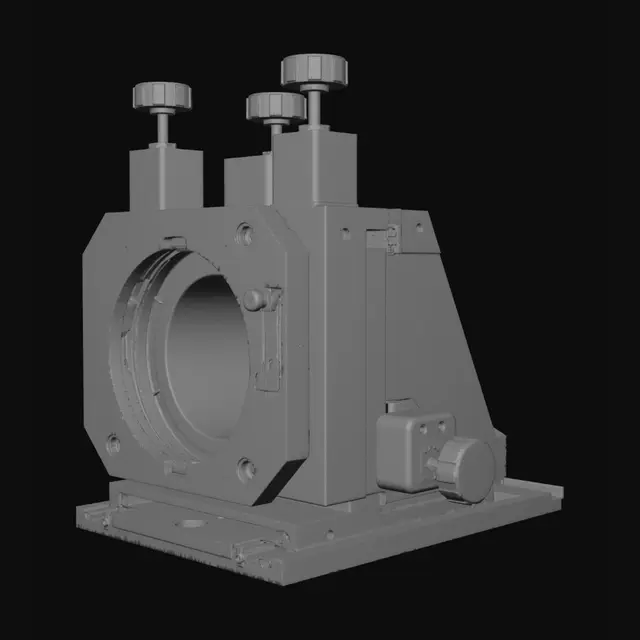 3D model for Dual-axis micromanipulator stage