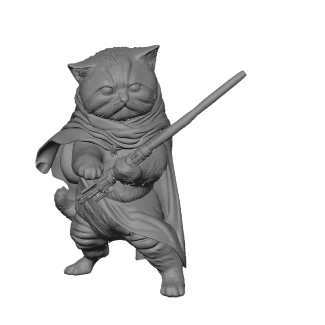3D model for Jedi Cat