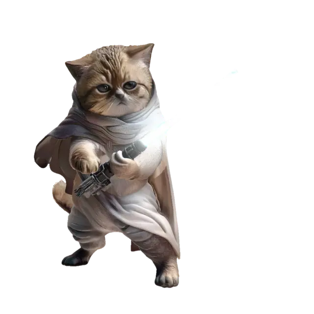 3D model for Jedi Cat