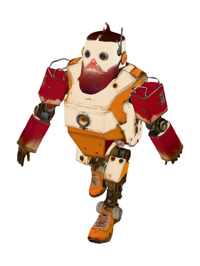 3D model for Bearded Automaton