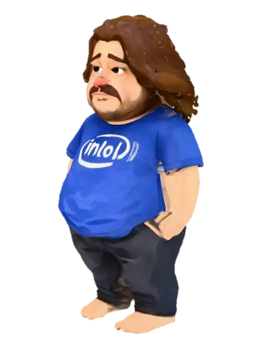 incel - Internet 3D model, vytvořený pomocí AI