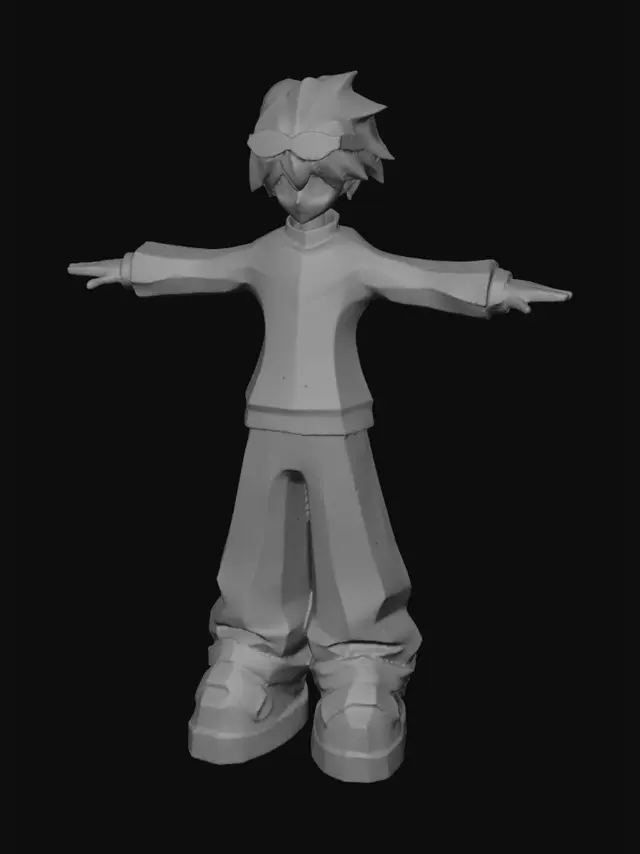 3D model for Aviator Boy in Blue