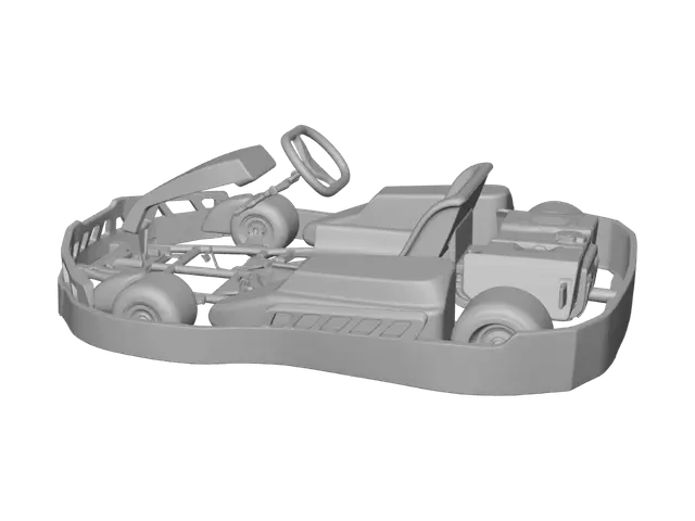 3D model for TeamSport Go-Kart on the Track
