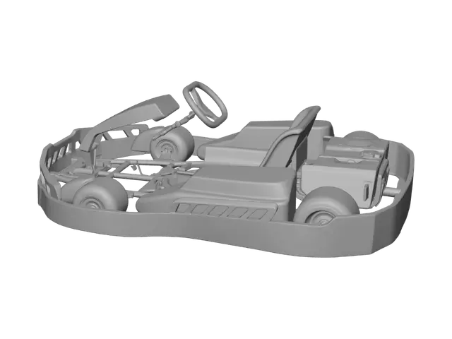 3D model for TeamSport Go-Kart on the Track