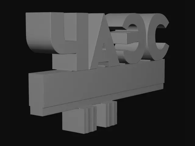 3D model for Backward Sign in a Field
