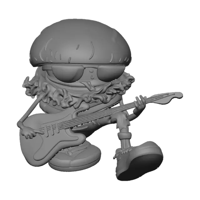 3D model for Hamburger Rockstar