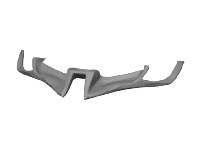 3D model for Abstract Carbon Fiber Sculpture