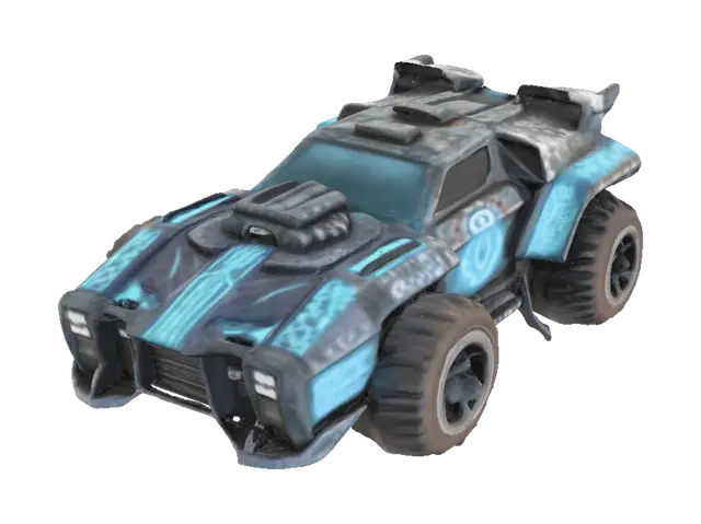 3D model for Blue Battle Buggy