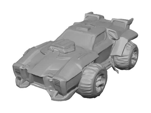 3D model for Blue Battle Buggy