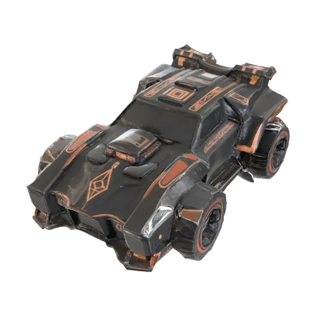 3D model for Blue Battle Buggy