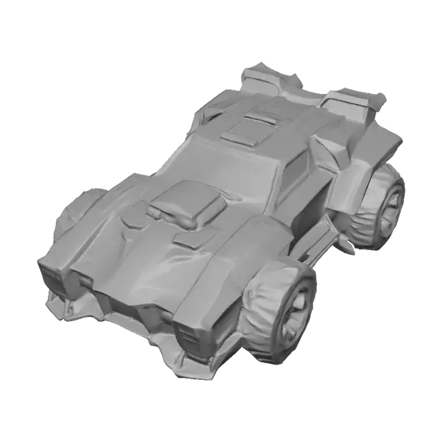 3D model for Blue Battle Buggy