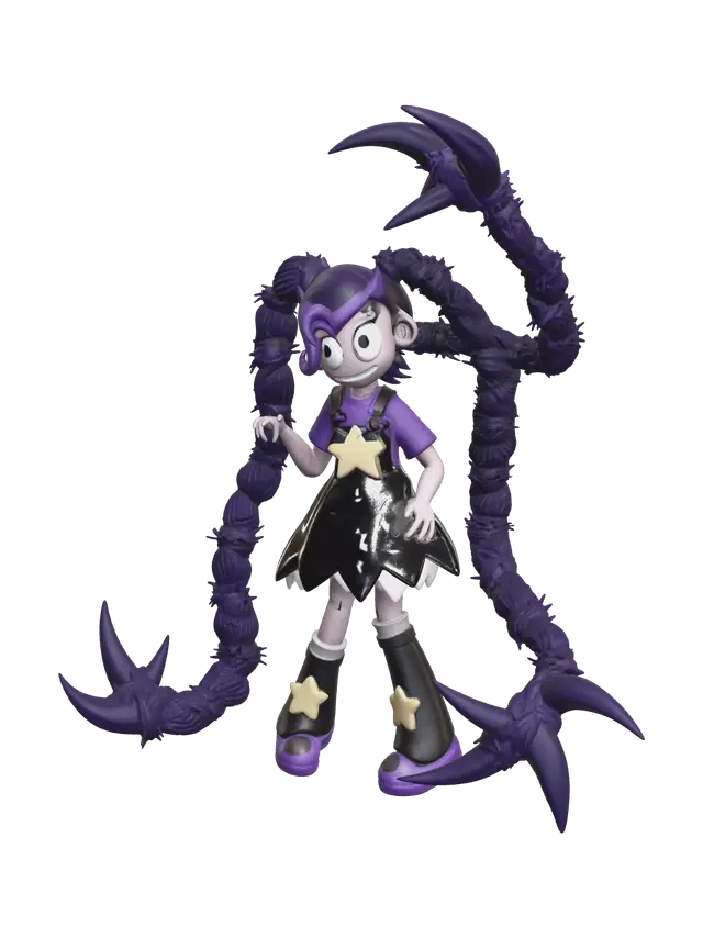 3D model for Stylized Poppy Playtime Chapter 5 Lily Love Braids