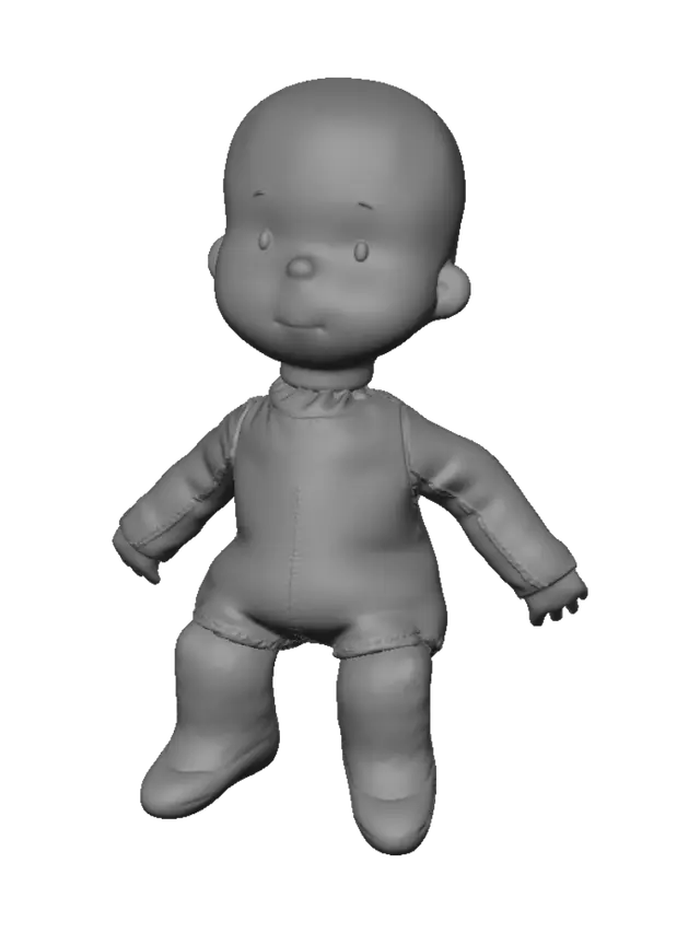 3D model for Egghead Doll